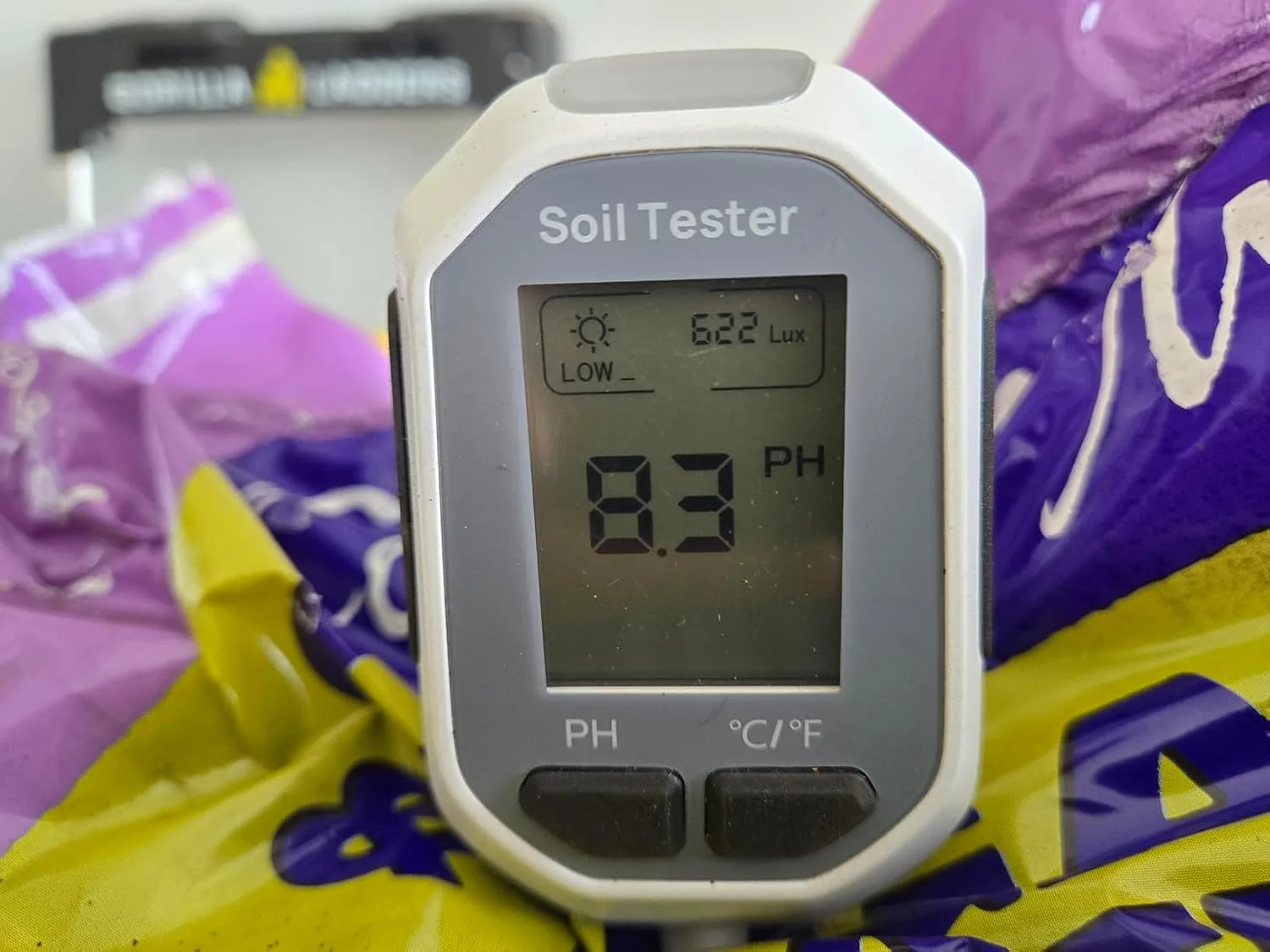Customer photo of camellia soil mixture showing dark, well-draining potting medium texture