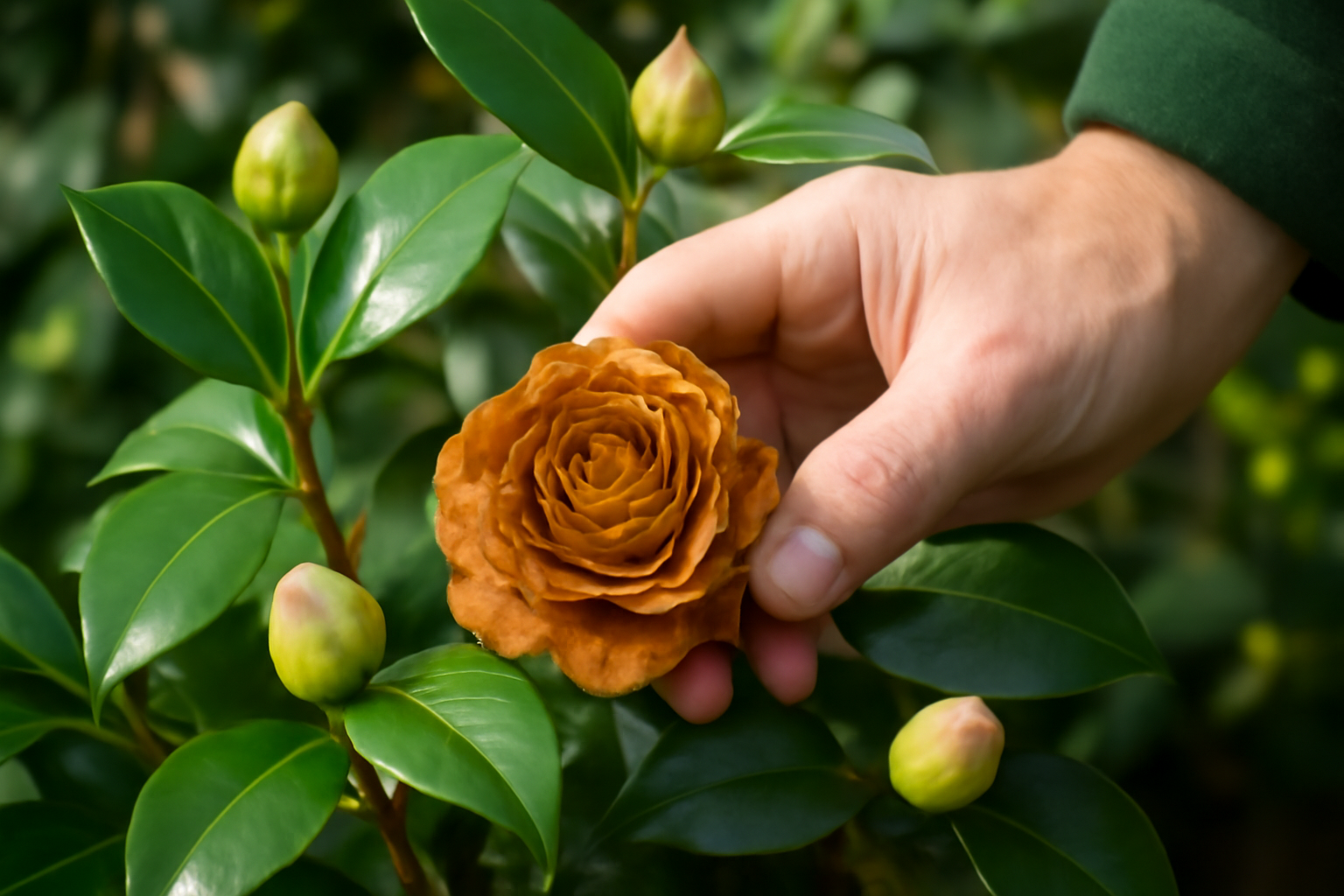 How to Deadhead Camellias and Whether You Even Should