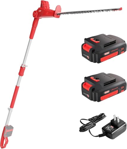 MZK 20V MAX 23-inch cordless pole hedge trimmer attachment